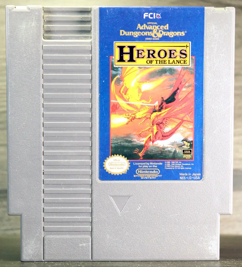 Advanced Dungeons & Dragons Heroes of the Lance (NES)