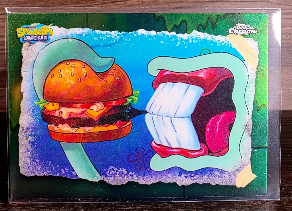 2025 Topps Chrome Spongebob Gross Out "Just One Bite" SSP