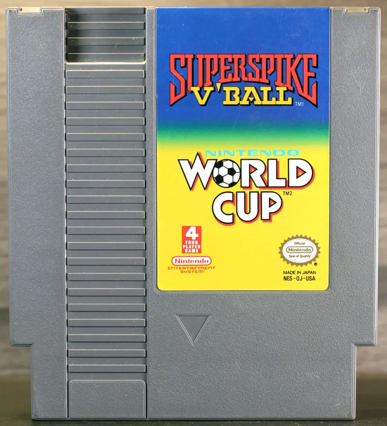 Super Spike Volleyball and World Cup Soccer (NES)