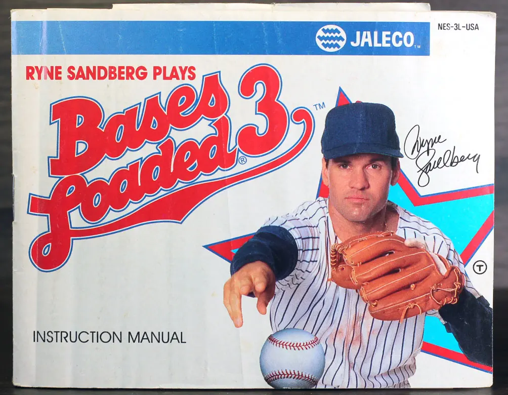 Bases Loaded 3 Manual (NES)