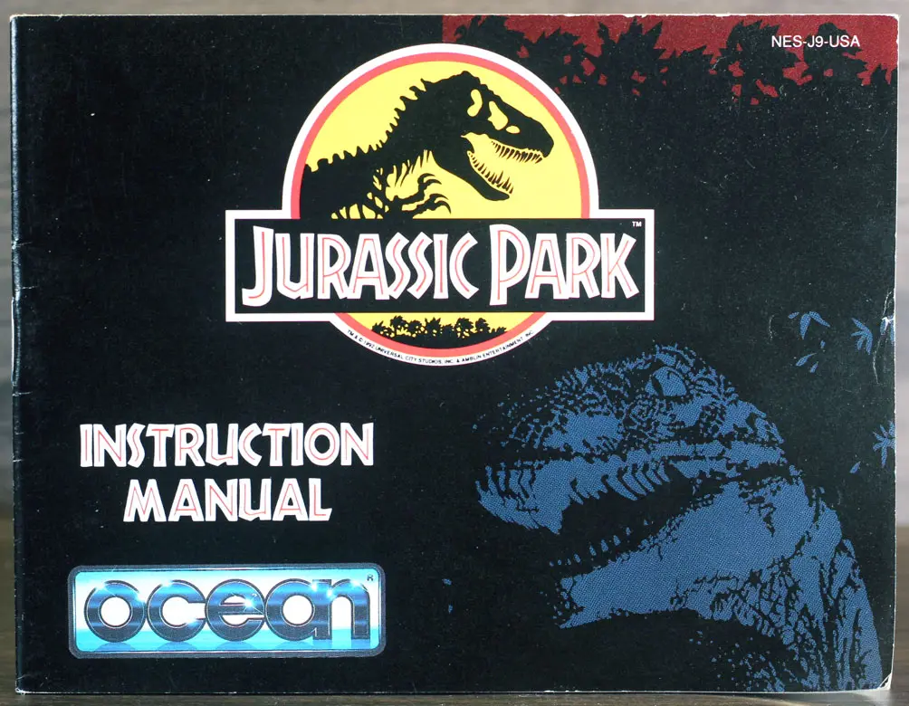 Jurassic Park Manual (NES)