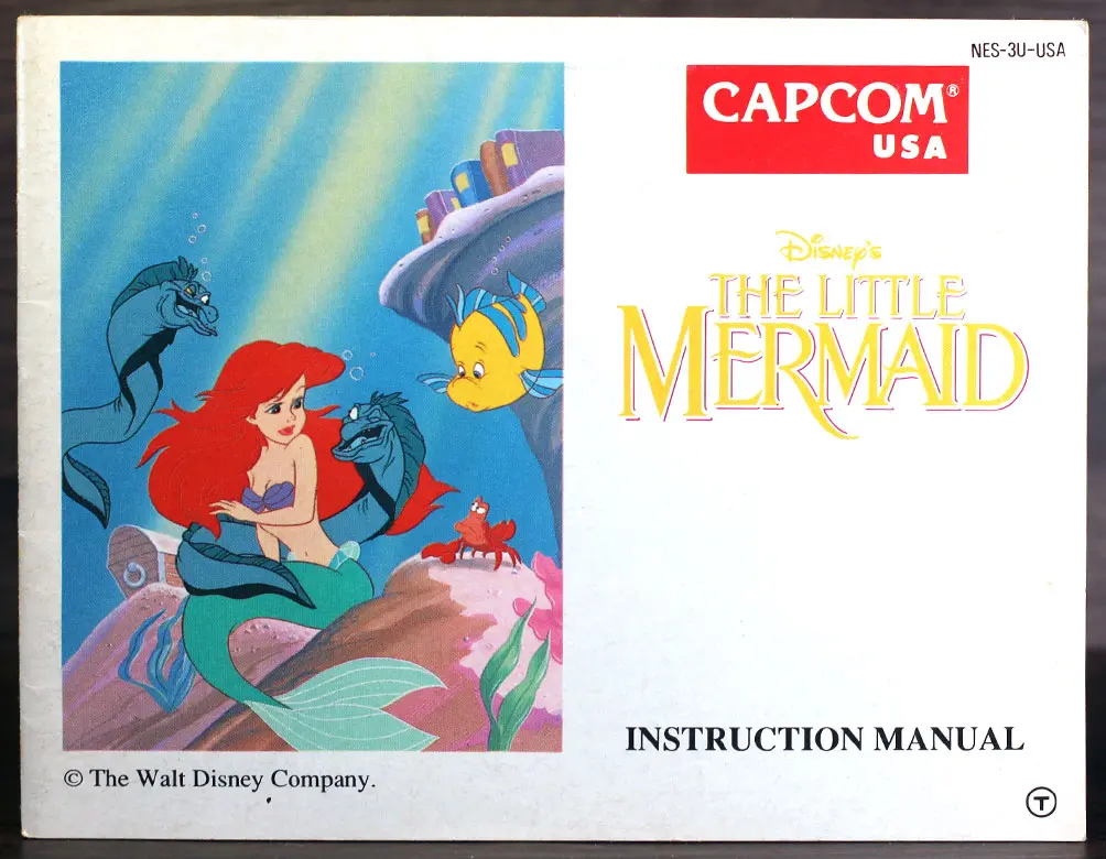 Little Mermaid Manual (NES)