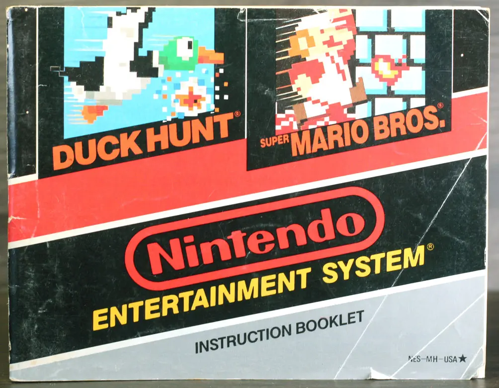 Super Mario Bros and Duck Hunt Manual (NES)