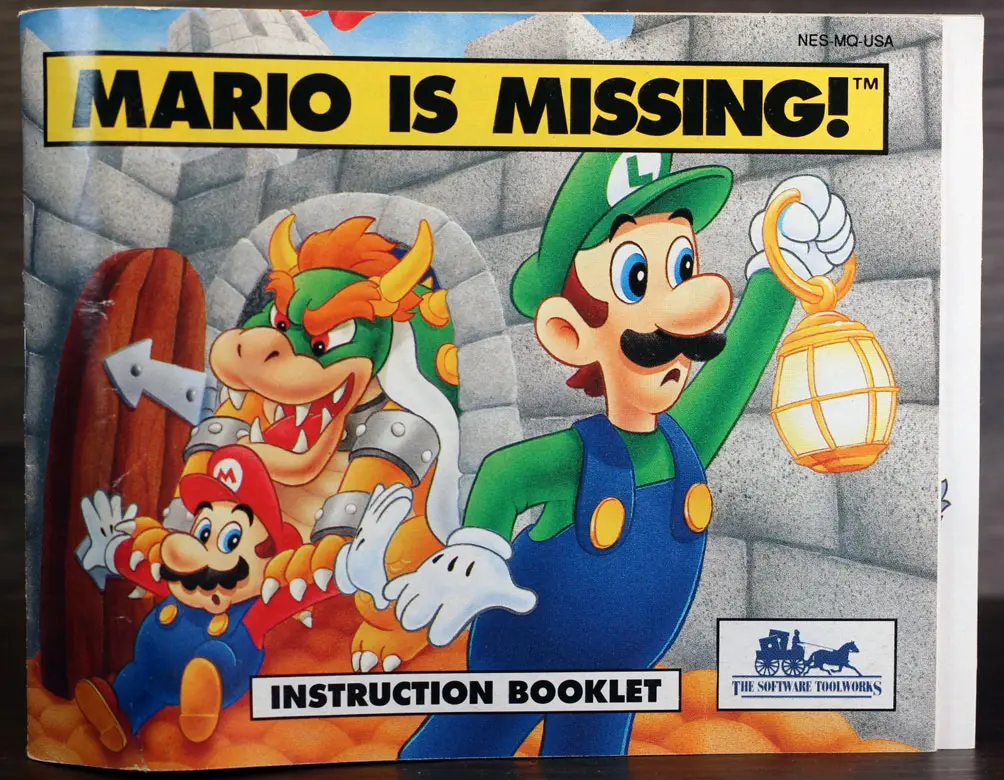 Mario Is Missing Manual (NES)