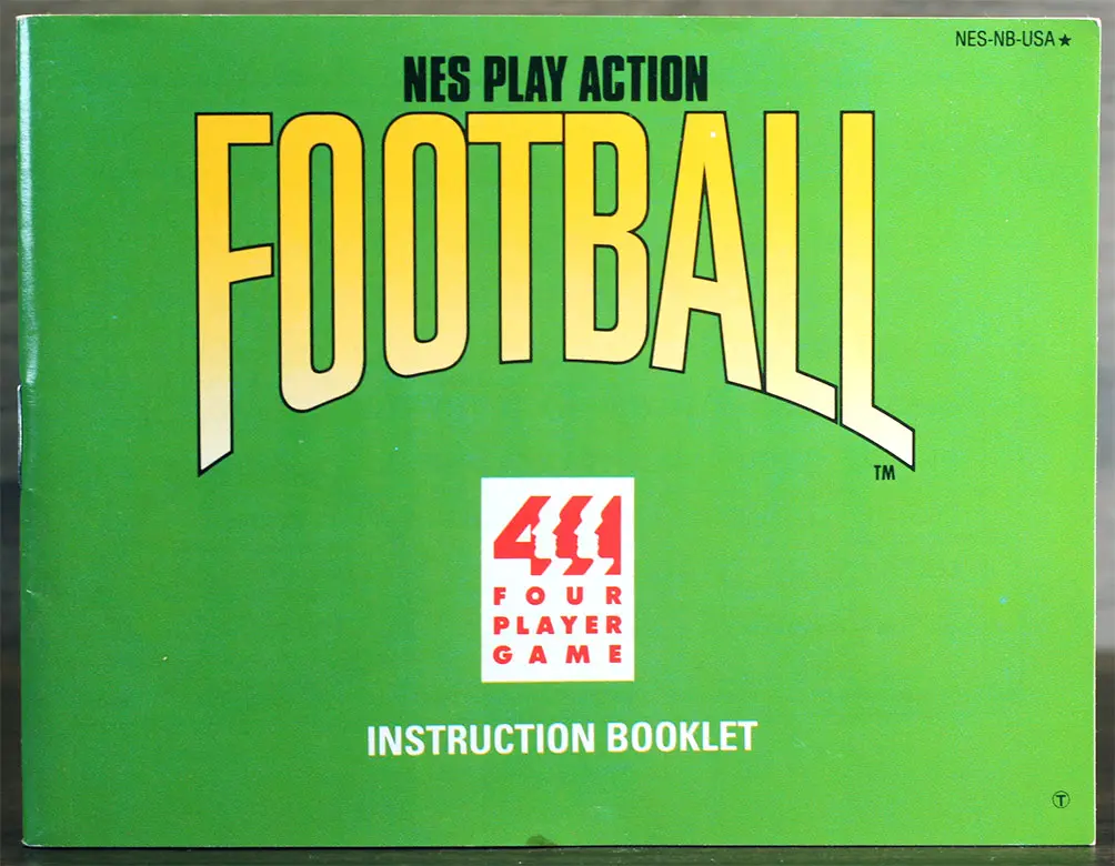 NES Play Action Football Manual (NES)