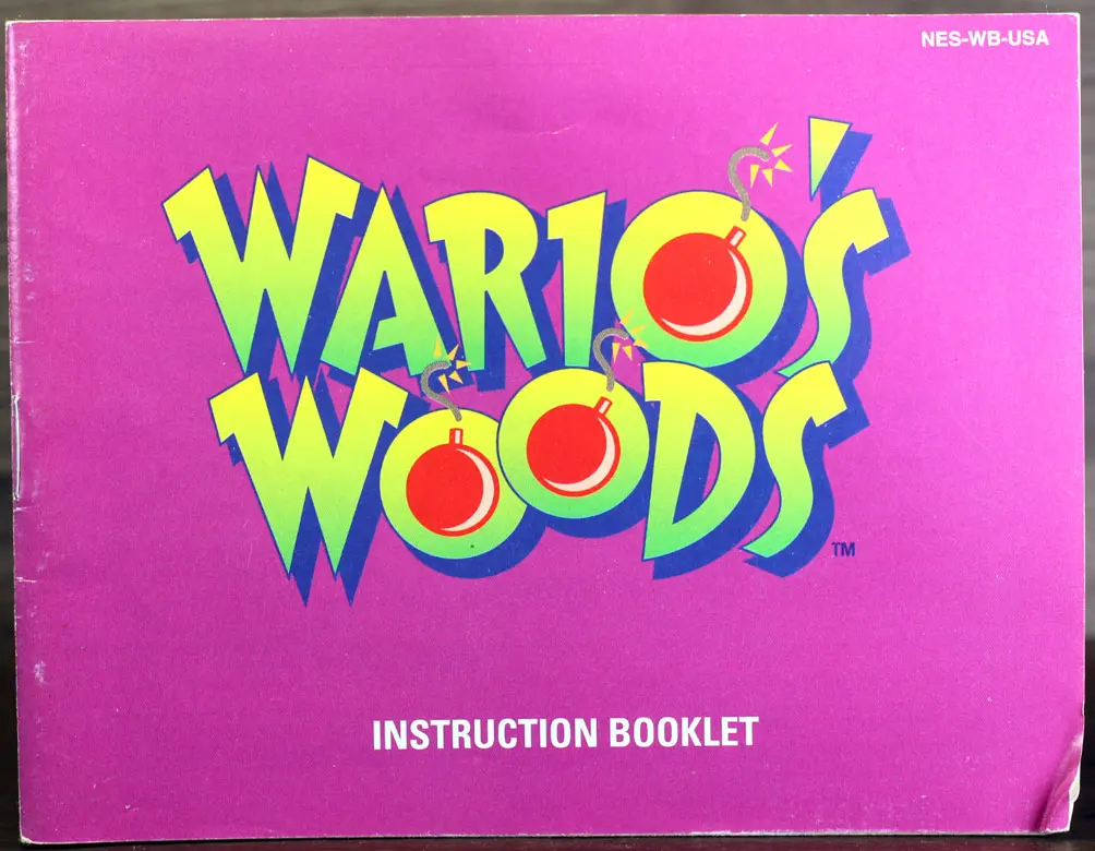 Wario's Woods Manual (NES)