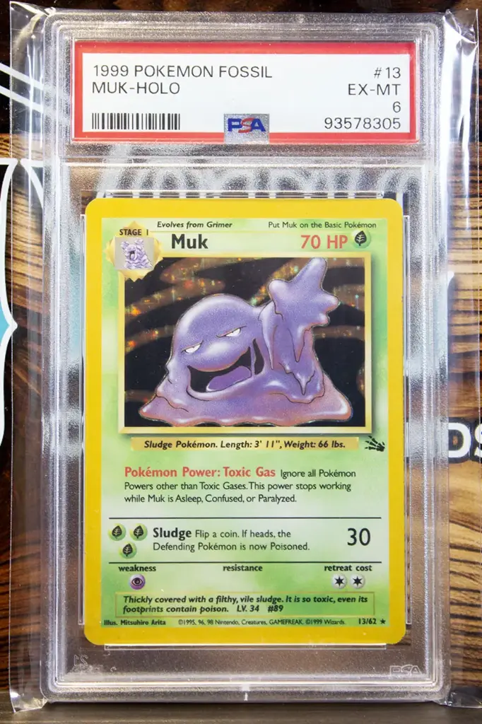 Muk (Holo) Fossil PSA 6