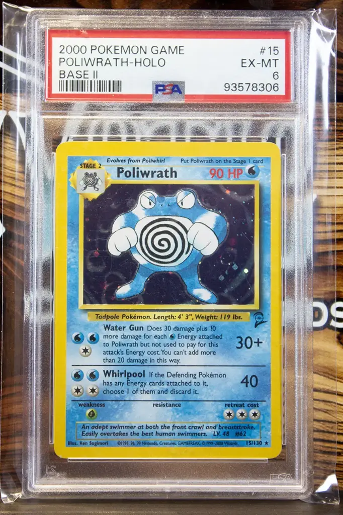 Poliwrath (Holo) Base Set 2 PSA 6