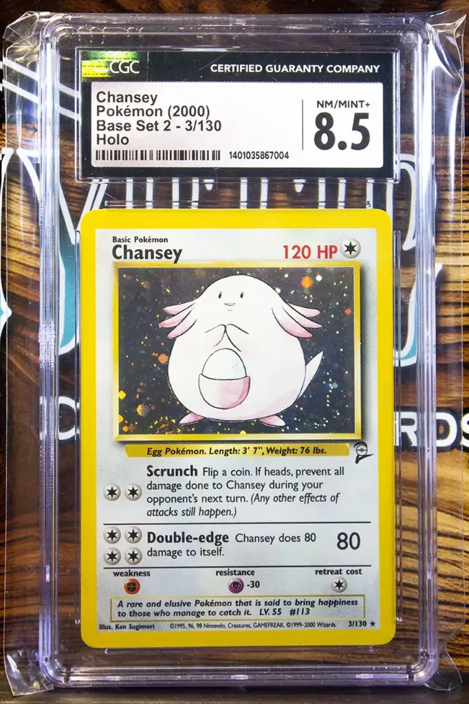 Chansey (Holo) Base Set 2 CGC 8.5