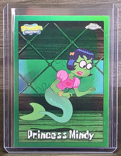 2025 Topps Chrome Spongebob Princess Mindy Kelp Green Refractor
