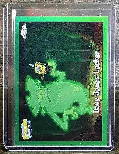 2025 Topps Chrome Spongebob Davy Jones Locker Kelp Green Refractor