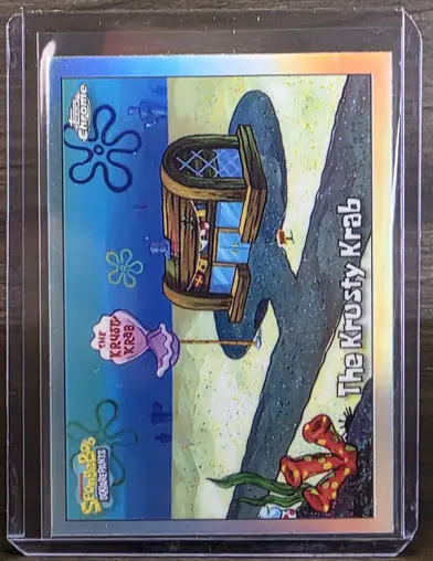 2025 Topps Chrome Spongebob The Krusty Krab Refractor