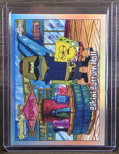 2025 Topps Chrome Spongebob Bikini Bottom Mall Refractor