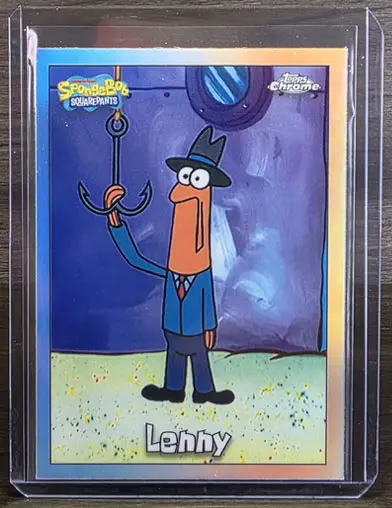 2025 Topps Chrome Spongebob Lenny Refractor
