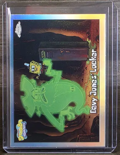 2025 Topps Chrome Spongebob Davy Jones Locker Refractor