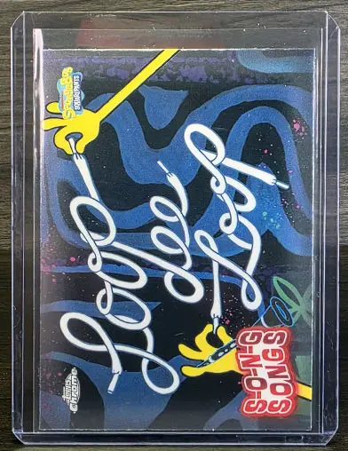 2025 Topps Chrome Spongebob Loop Dee Loop S-O-N-G Songs