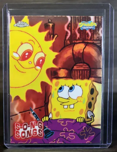 2025 Topps Chrome Spongebob The Best Day Ever S-O-N-G Songs