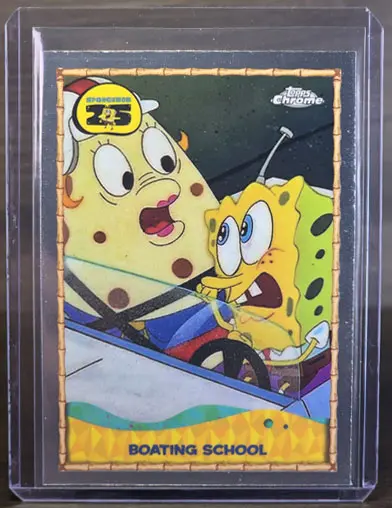 2025 Topps Chrome Spongebob Boating School