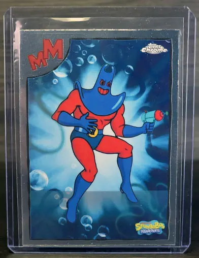 2025 Topps Chrome Spongebob Mermaid Man & Barnacle Boy Man Ray