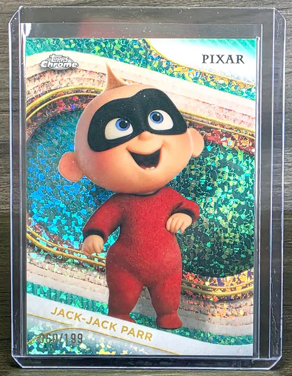 2025 Topps Chrome Disney Jack Jack Parr Aqua Mini Diamond Refractor #60/199
