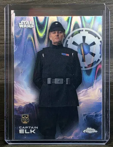2025 Topps Chrome Captain Elk Raywave Refractor