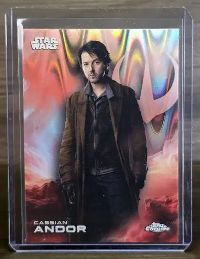 2025 Topps Chrome Cassian Andor Raywave Refractor