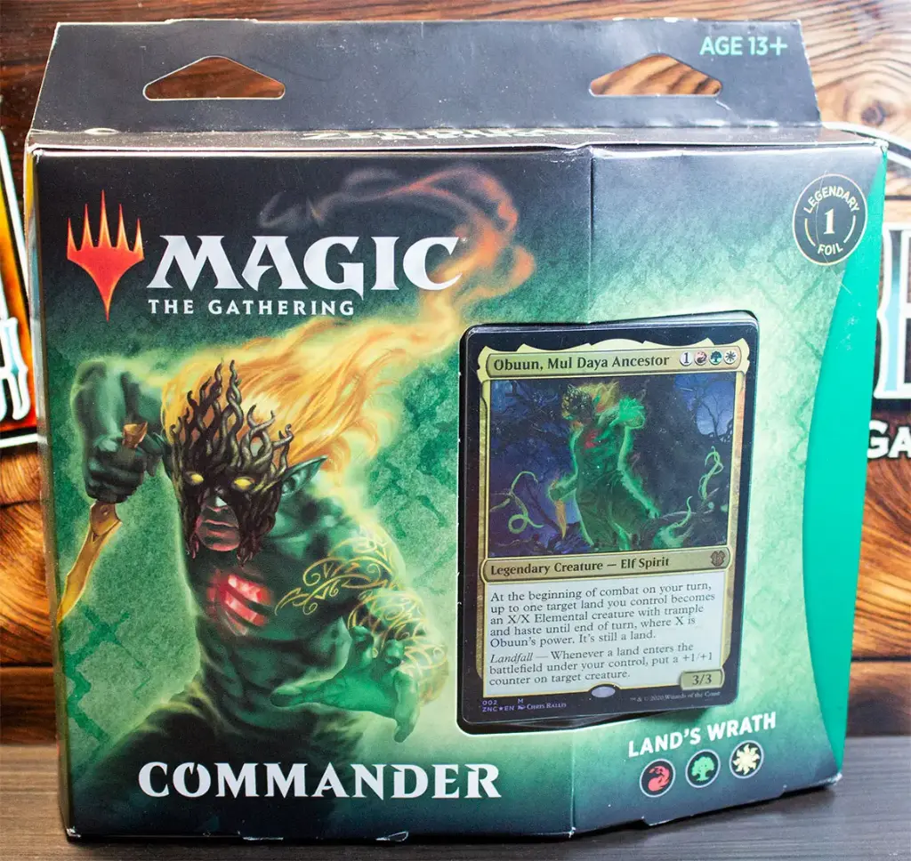 Zendikar Rising Land's Wrath Commander Deck