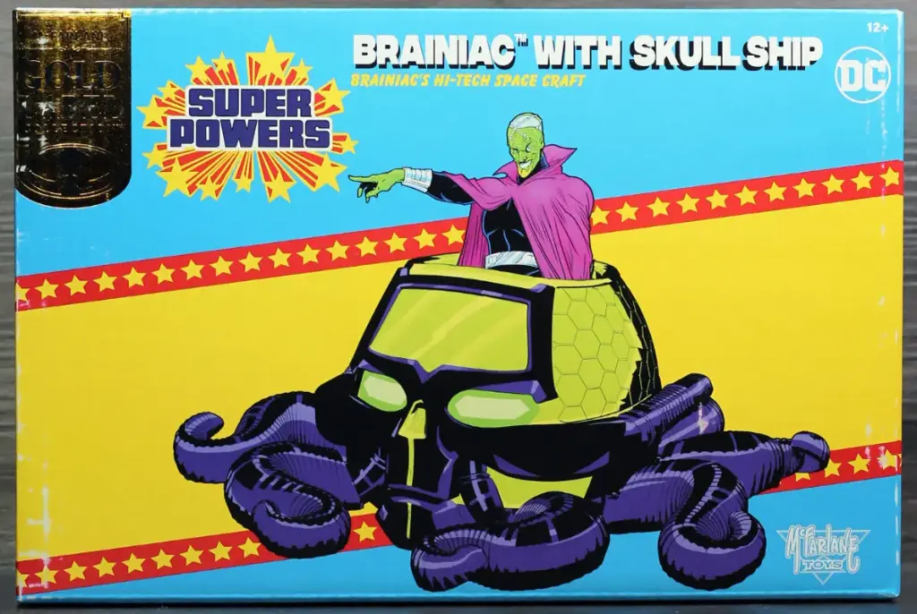 Brainiac with Skull Ship (Gold Label) Super Powers (Sealed)