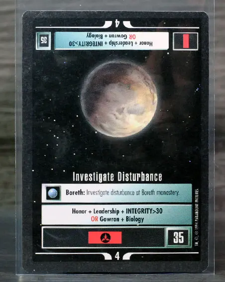 Investigate Disturbance