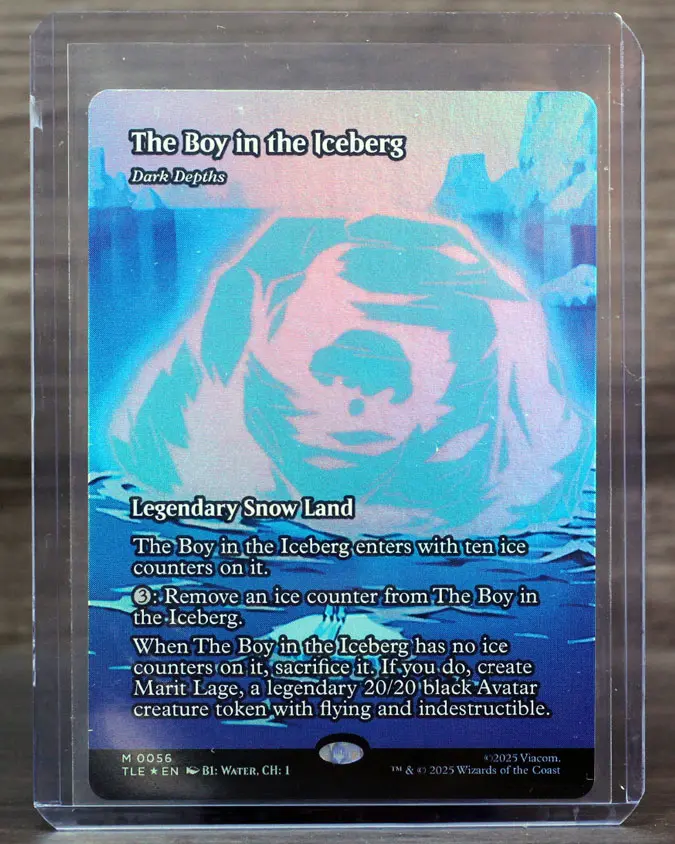 The Boy in the Iceberg - Dark Depths FOIL (Borderless)