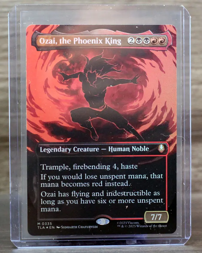 Ozai, The Phoenix King FOIL (Borderless)