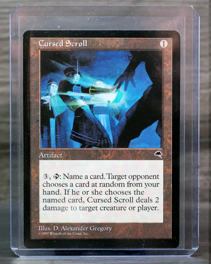 Cursed Scroll (NRMT) (Tempest)
