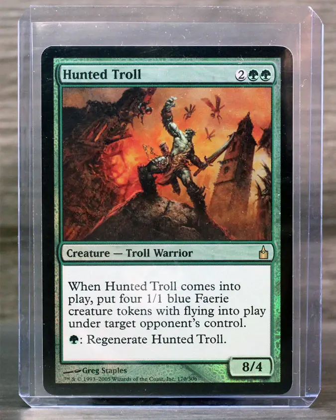 Hunted Troll FOIL (Ravnica City of Guilds)