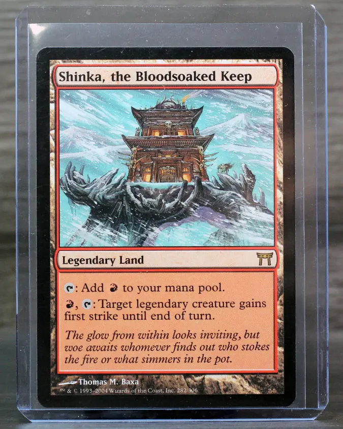 Shinka, the Bloodsoaked Keep (NRMT) (Champions of Kamigawa)