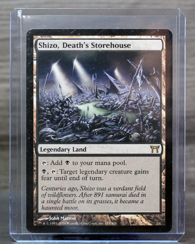 Shizo, Death's Storehouse (NRMT) (Champions of Kamigawa)