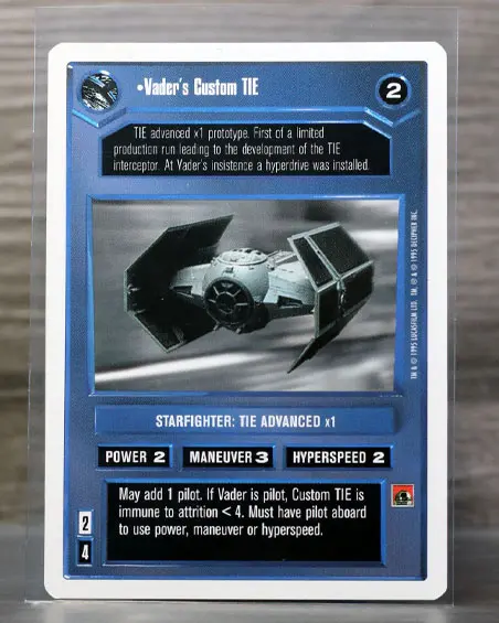 Vader's Custom TIE (Unlimited WB)