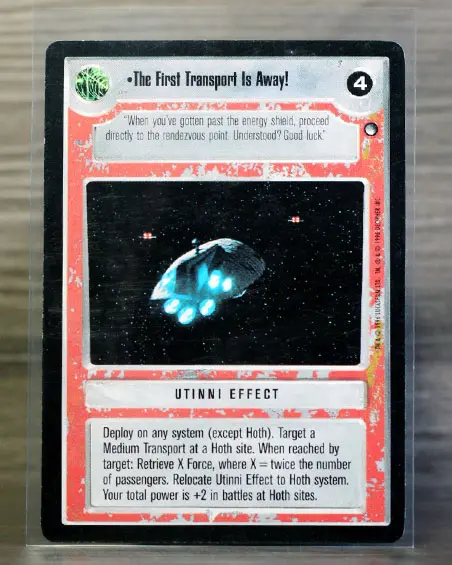 The First Transport Is Away! (Limited)