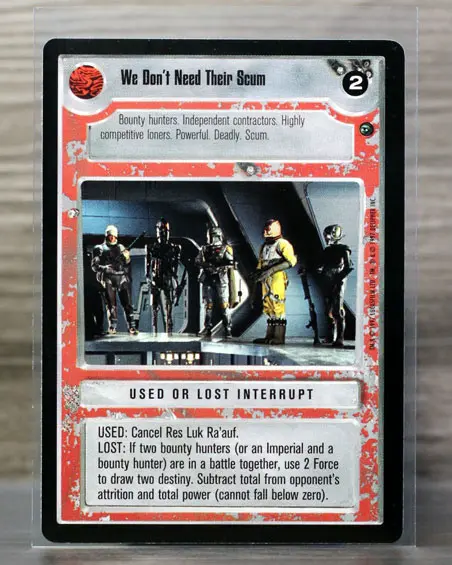 We Don't Need Their Scum (Limited)