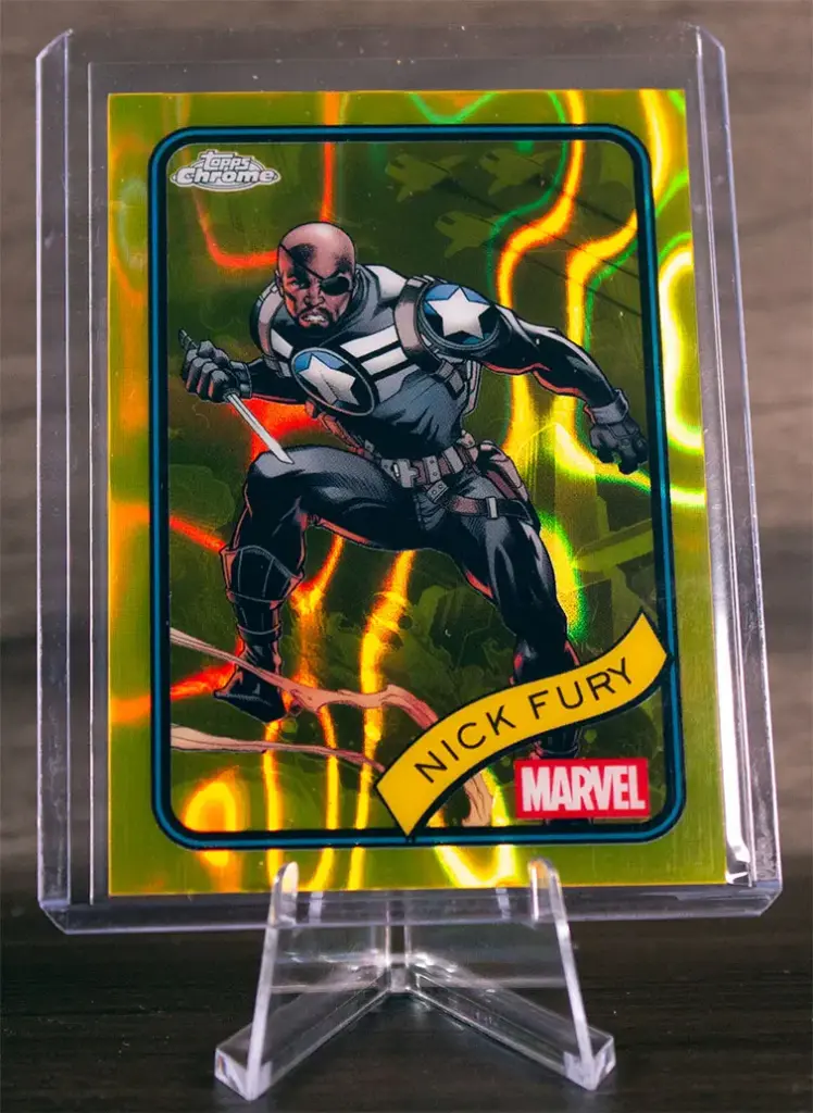 Nick Fury Yellow Lava Refractor