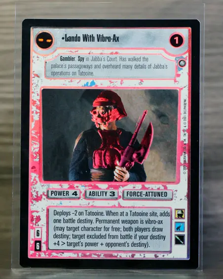 Lando with Vibro-Ax (FOIL)
