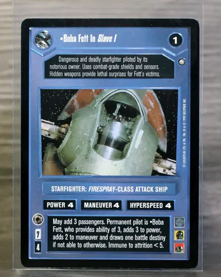 Boba Fett In Slave 1