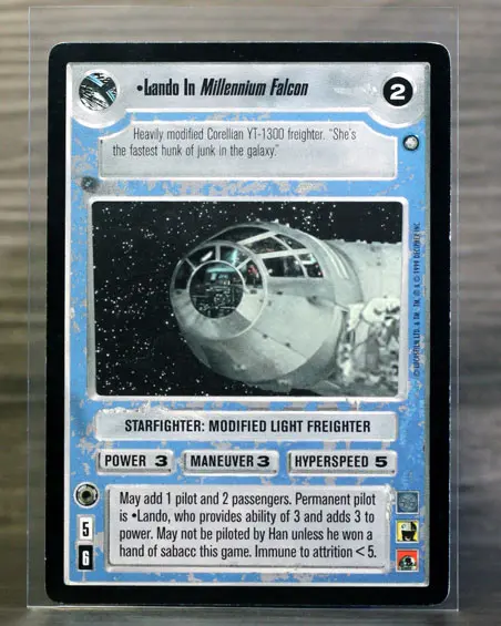 Lando In Millennium Falcon