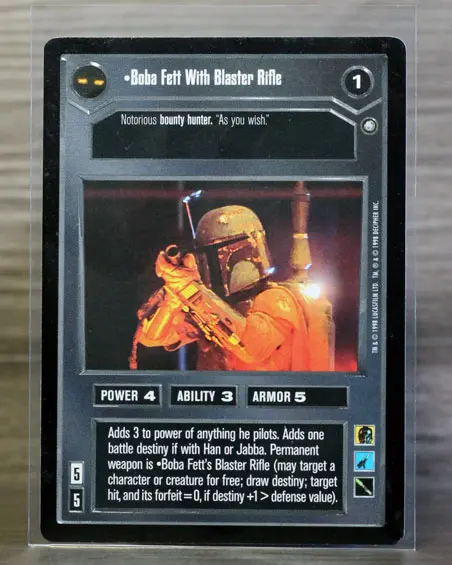 Boba Fett With Blaster Rifle