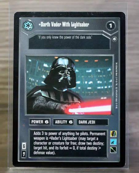 Darth Vader With Lightsaber