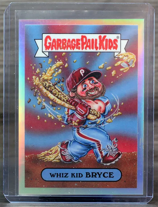 Bryce Harper Garbage Pail Kids 2025 Bowman Chrome SSP (Whiz Kid Bryce)
