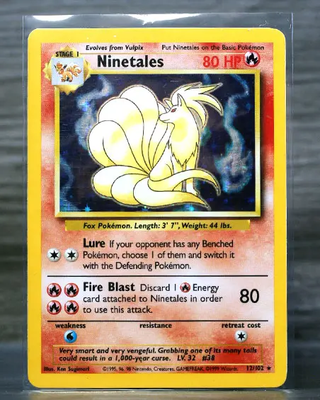 Ninetales - Base Set FOIL (MP)