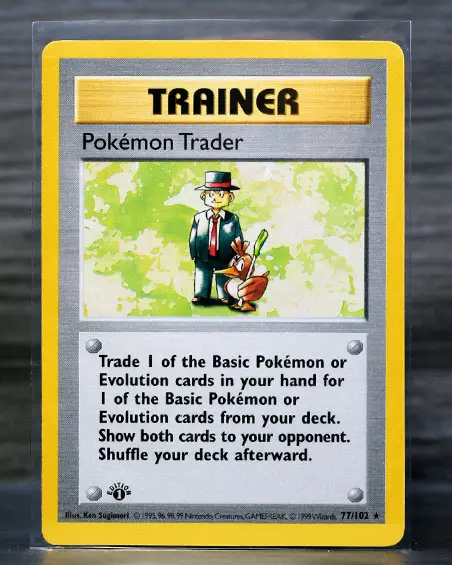 Pokemon Trader - Base Set (Shadowless) (LP)