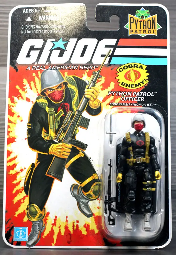 Python Patrol Officer GI Joe 25th Anniversary MOC