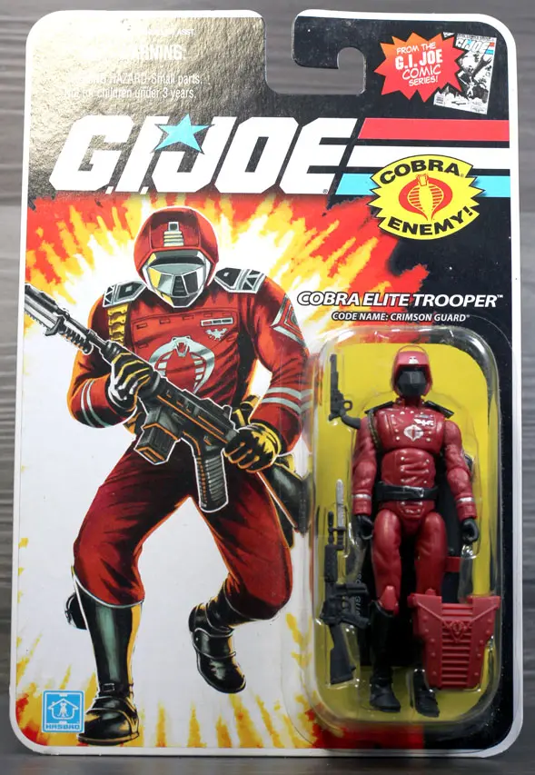 Cobra Elite Trooper Crimson Guard GI Joe 25th Anniversary MOC