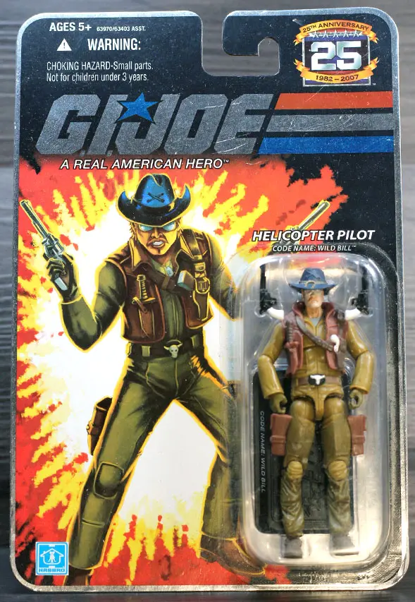 Wild Bill FOIL GI Joe 25th Anniversary MOC